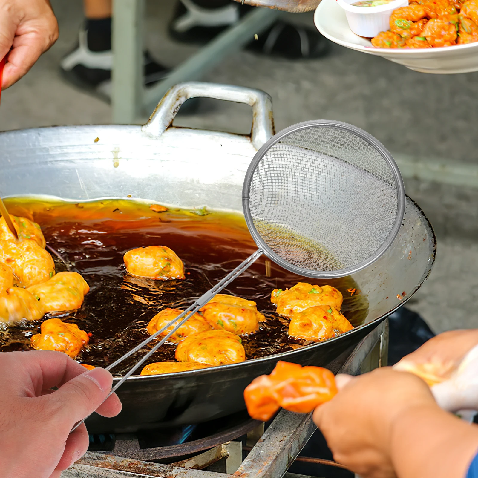 5pcs 10Cm Stainless Steel Oil Strainer Fine Mesh Skimmer Spoon For Kitchen Cooking Filtering Deep Fryer Juice Straining Reusable
5pcs 10Cm Stainless Steel Oil Strainer Fine Mesh Skimmer Spoon For Kitchen Cooking Filtering Deep Fryer Juice Straining Reusable