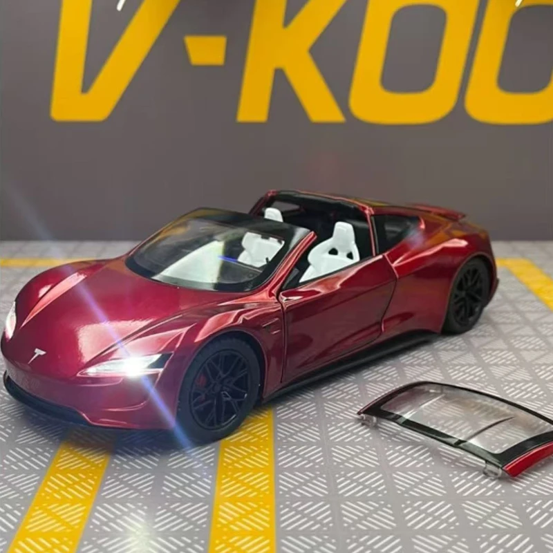 1:24 Tesla Roadster Supercar Alloy Model Car Toy Diecasts Metal Casting Sound and Light Car Toys For Children Vehicle
1:24 Tesla Roadster Supercar Alloy Model Car Toy Diecasts Metal Casting Sound and Light Car Toys For Children Vehicle