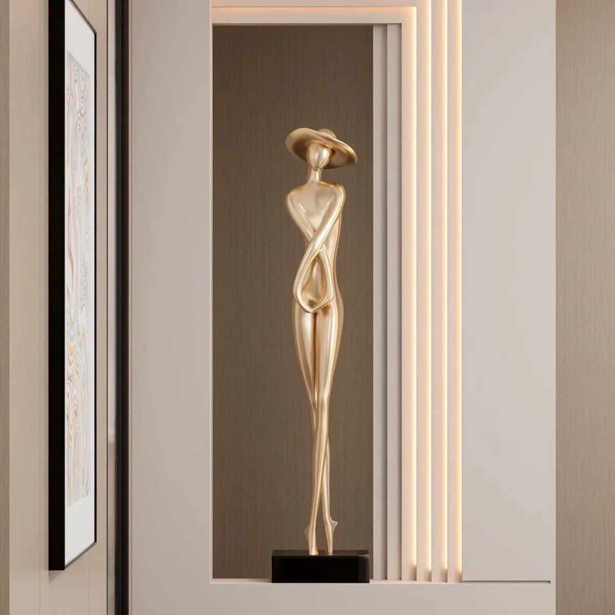 &c 80X18X18CM Abstract Figure Art Sculpture Home Decorations Living Room Entrance Foyer Decorations Floor-standing Soft
&c 80X18X18CM Abstract Figure Art Sculpture Home Decorations Living Room Entrance Foyer Decorations Floor-standing Soft