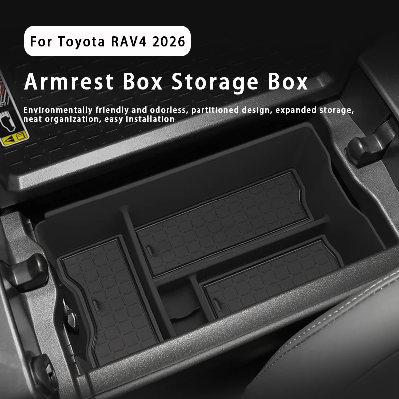 For Toyota RAV4 2026 Centre Console Armrest Storage Box ABS Armrest Storage Box Organizer Tray Car Interior Accessoriesies
For Toyota RAV4 2026 Centre Console Armrest Storage Box ABS Armrest Storage Box Organizer Tray Car Interior Accessoriesies