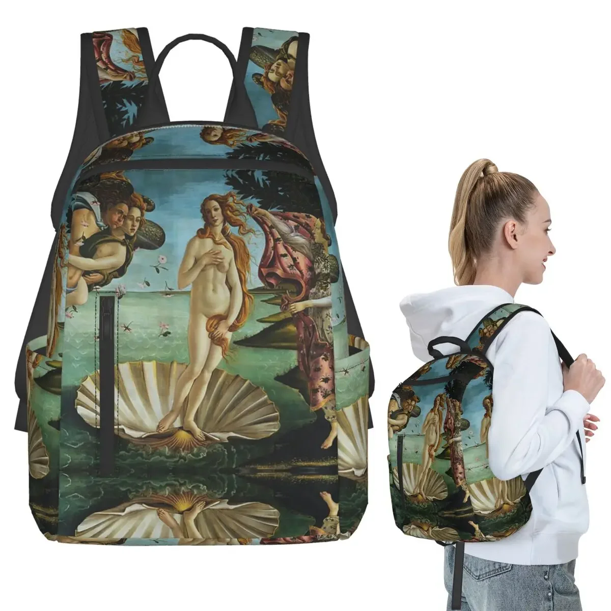 The Birth Of Venus By Sandro Botticelli (1486) Backpack Student Boys Girls BookBag Children School Bag Computer Shoulder Bags
The Birth Of Venus By Sandro Botticelli (1486) Backpack Student Boys Girls BookBag Children School Bag Computer Shoulder Bags