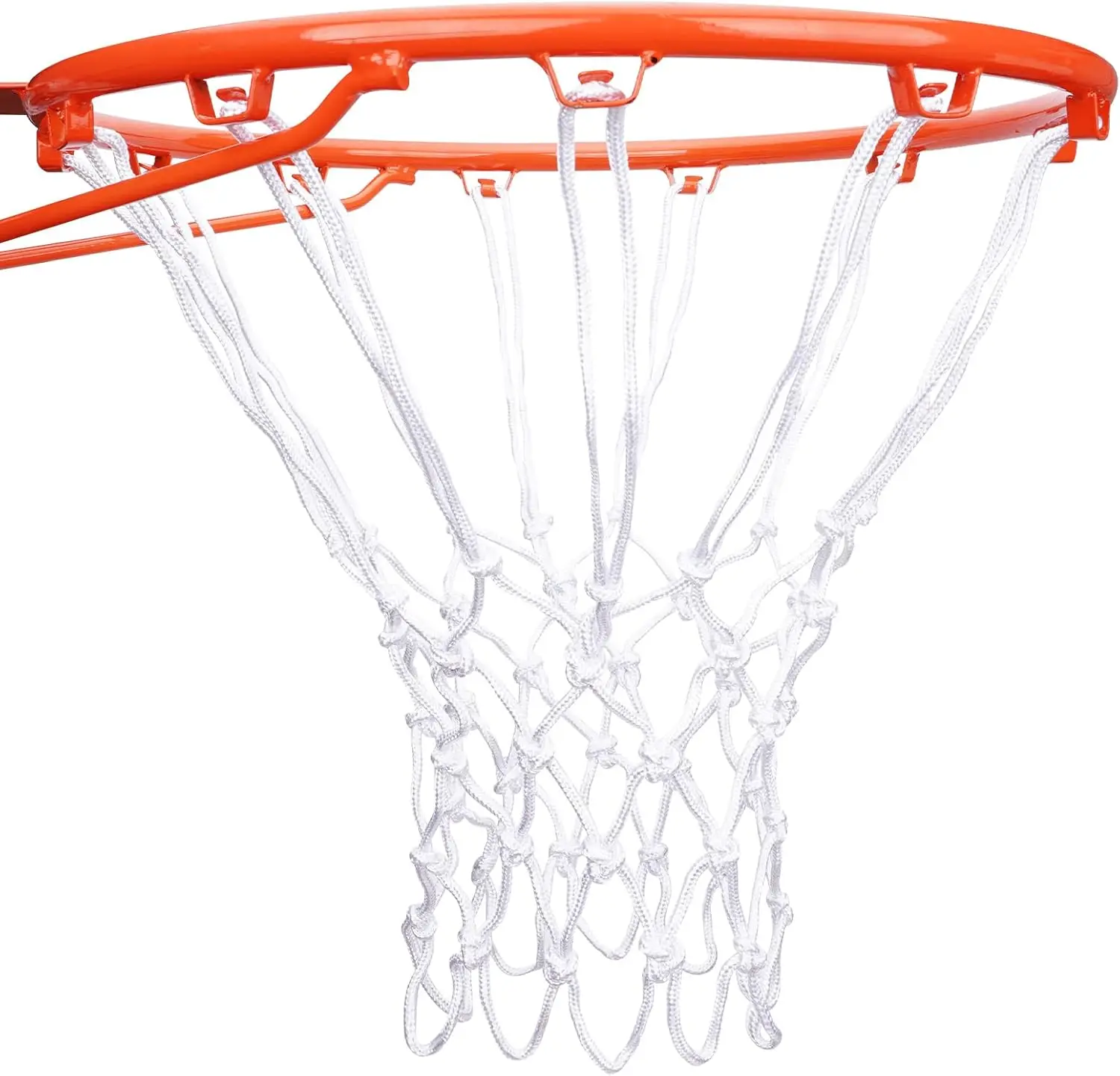 Heavy Duty Basketball Net Replacement, All Weather Anti Whip, 12 Loops, White, Fits Standard Rims
Heavy Duty Basketball Net Replacement, All Weather Anti Whip, 12 Loops, White, Fits Standard Rims