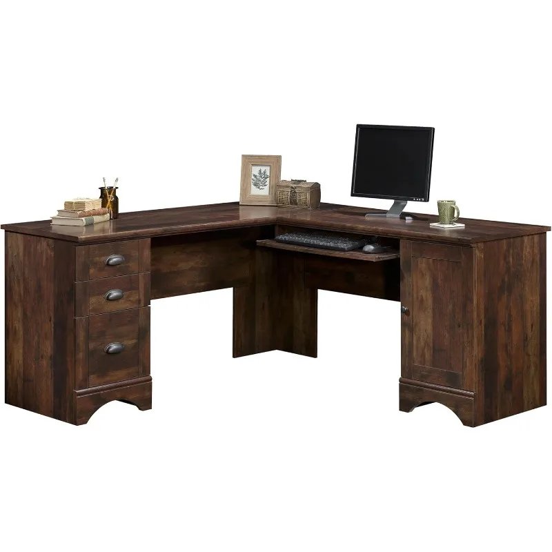 Компьютерный стол с углом обзора Sauder Harbor, офисная мебель Curado Cherry finish
Компьютерный стол с углом обзора Sauder Harbor, офисная мебель Curado Cherry finish