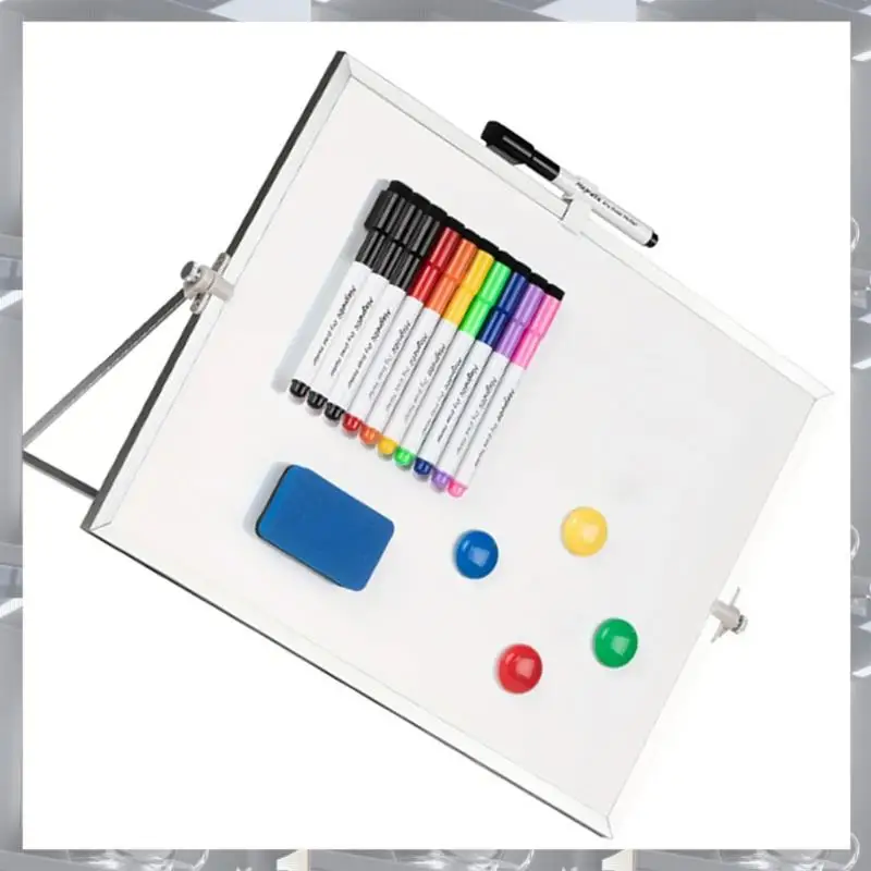 Hot Selling-Double-Sided Dry Erase White Board 16In X 12In, Includes 11 Pens, 4 Magnets, 1 Eraser For Portable Writing & Plannin
Hot Selling-Double-Sided Dry Erase White Board 16In X 12In, Includes 11 Pens, 4 Magnets, 1 Eraser For Portable Writing & Plannin