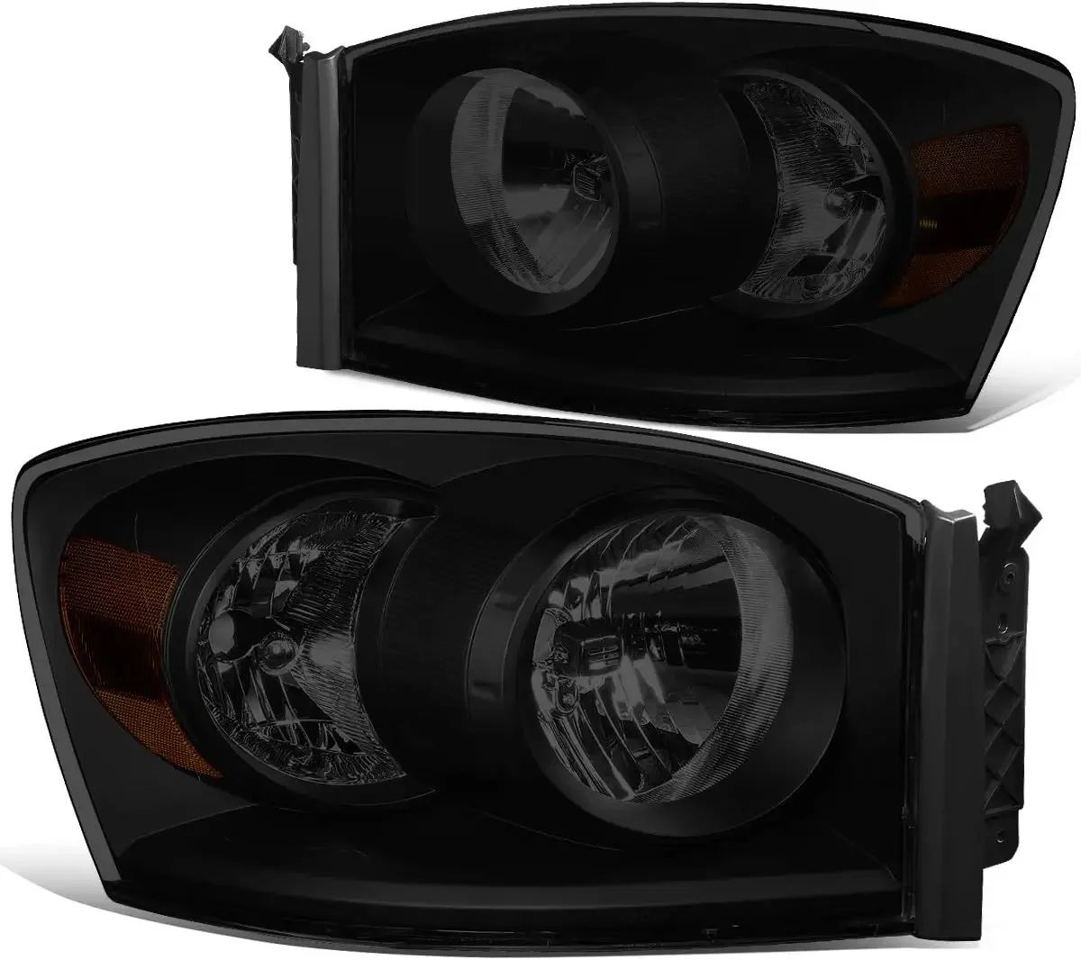Headlights Assembly Compatible with 2006 2007 2008 2009 Dodge Ram 1500 2500 3500, Pair of Halogen Headlamps Replacement, CH25191
Headlights Assembly Compatible with 2006 2007 2008 2009 Dodge Ram 1500 2500 3500, Pair of Halogen Headlamps Replacement, CH25191