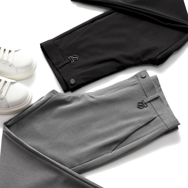 Exquisite Men's Casual Faion Ci Pants Ultra Smooth Drapey Fabric Anti-Wrinkle Easy Care Long Trousers for Autumn Busin
Exquisite Men's Casual Faion Ci Pants Ultra Smooth Drapey Fabric Anti-Wrinkle Easy Care Long Trousers for Autumn Busin