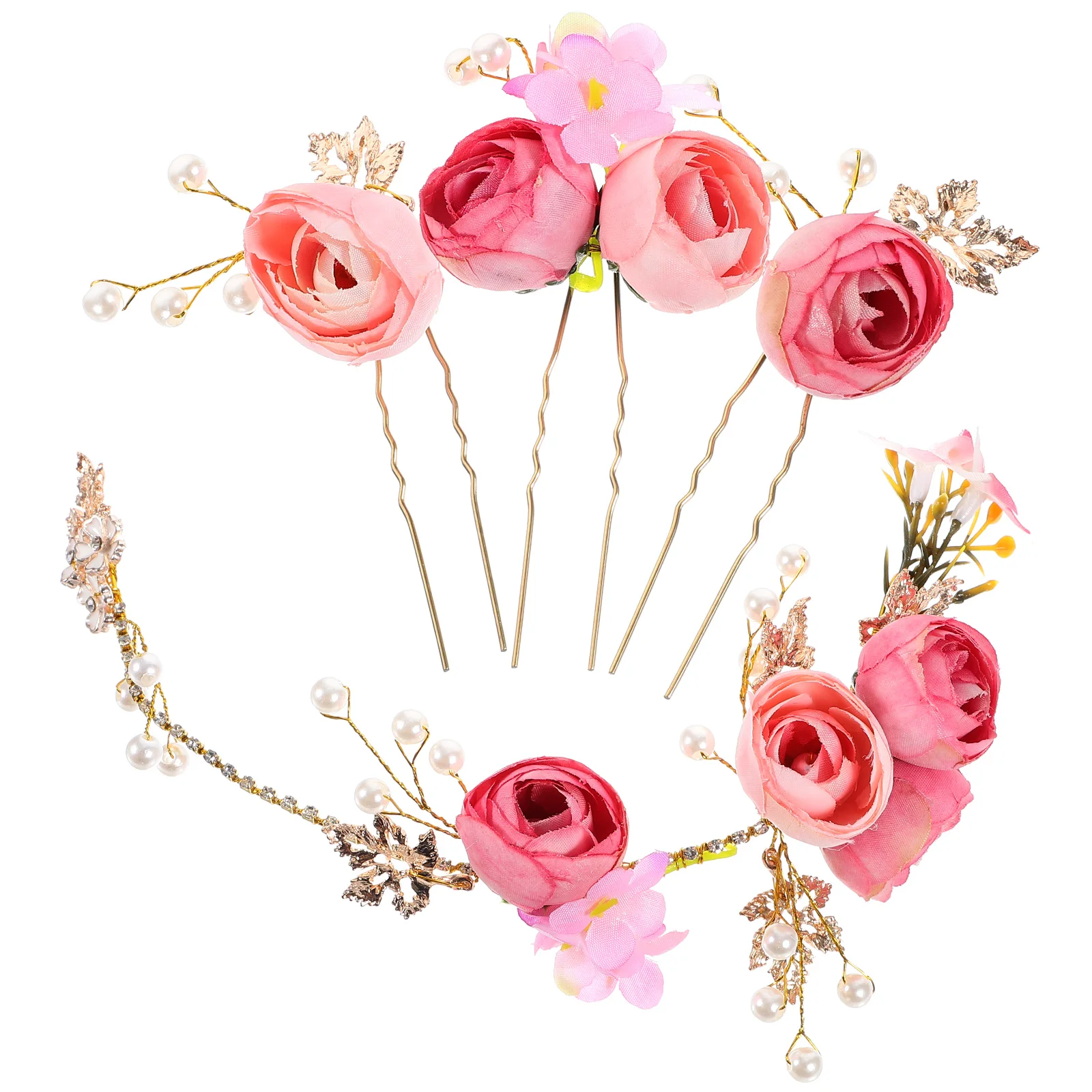 4 Pcs Flower Girl Hair Accessory Imitation Hairpin Rose Bridal Accessories Pearl Woman
4 Pcs Flower Girl Hair Accessory Imitation Hairpin Rose Bridal Accessories Pearl Woman