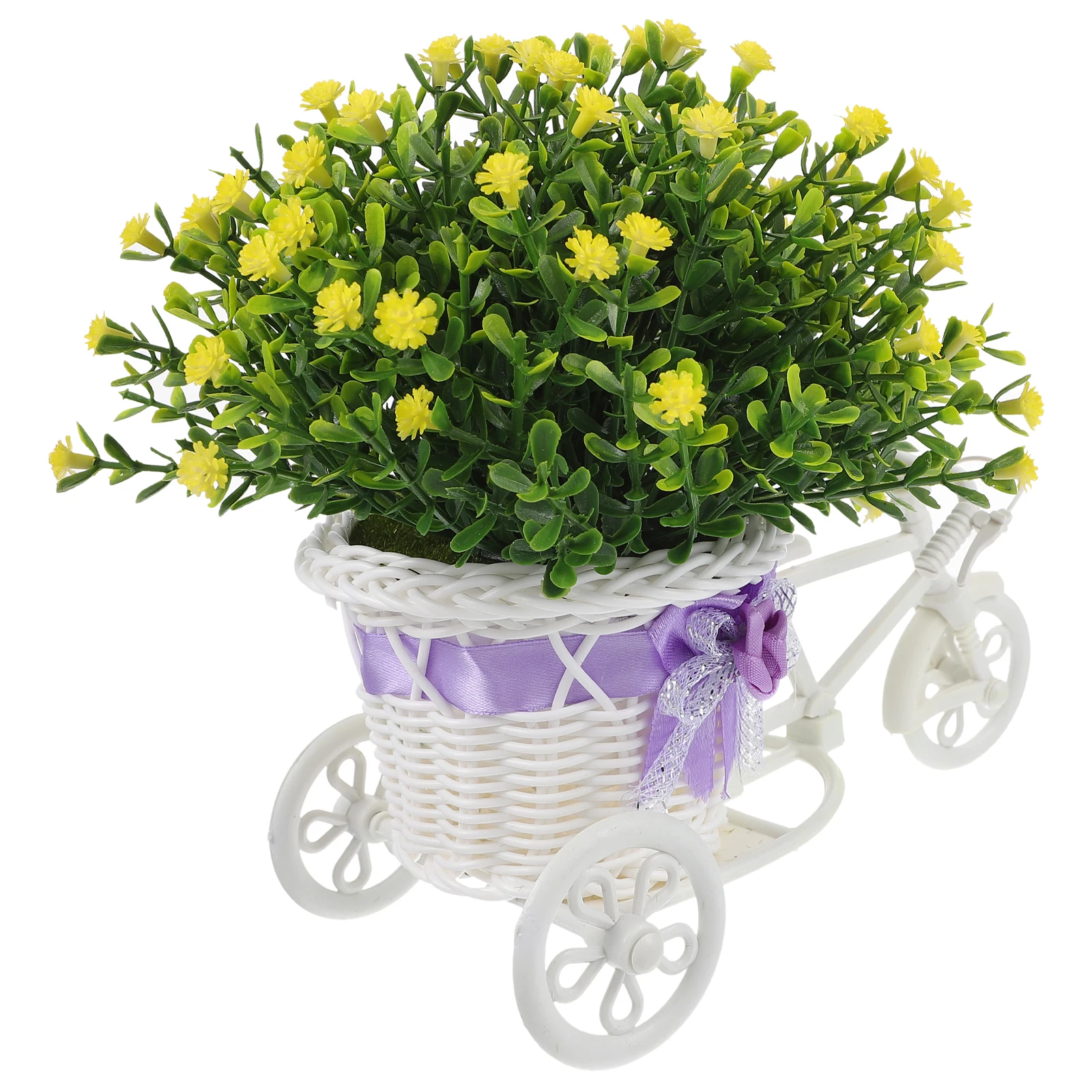 Simulated Potted Plant Artificial Bonsai Decoration Tree Yellow Color Random Ribbon Faux Plants Home Office Decor Easy
Simulated Potted Plant Artificial Bonsai Decoration Tree Yellow Color Random Ribbon Faux Plants Home Office Decor Easy