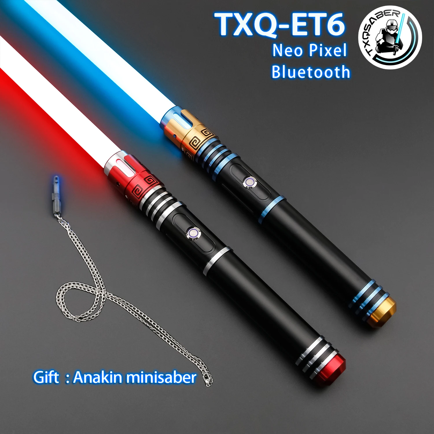 TXQSABER ET Световой меч SNV4 Proffie2.2 Тяжелый дуэльный световой меч Металлическая рукоять Гладкие качели Лазер с SD-картой Cospaly Toy Foce
TXQSABER ET Световой меч SNV4 Proffie2.2 Тяжелый дуэльный световой меч Металлическая рукоять Гладкие качели Лазер с SD-картой Cospaly Toy Foce