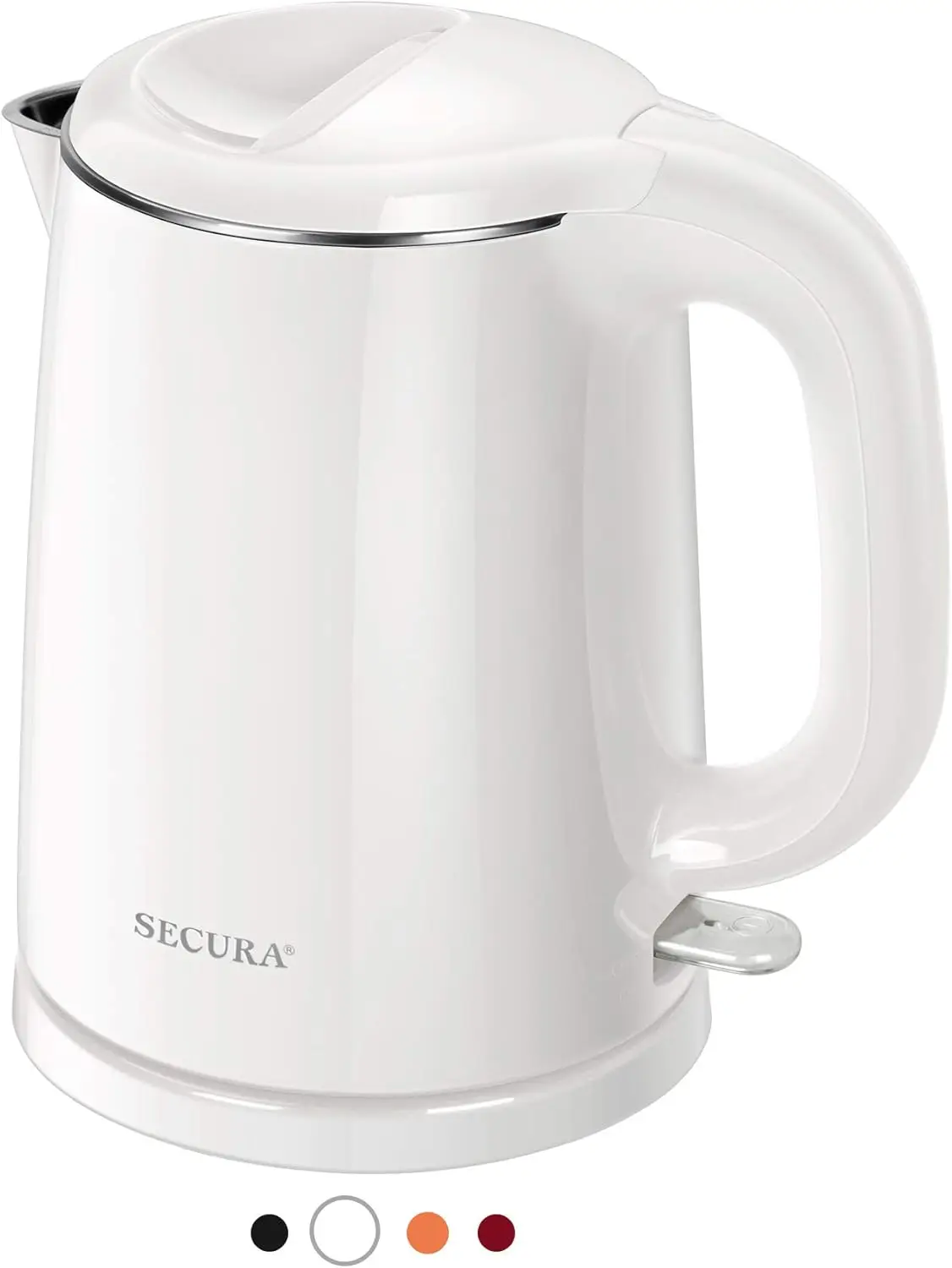 Stainless Steel Electric Kettle with Auto Shut-Off, 1.0L Capacity for Tea and Coffee, White
Stainless Steel Electric Kettle with Auto Shut-Off, 1.0L Capacity for Tea and Coffee, White