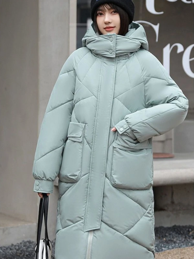 2025 Winter Trendy Padded Coat for Women Korean Style Long Over Knee Jacket with High Quality Down Warmth for Daily Wear
2025 Winter Trendy Padded Coat for Women Korean Style Long Over Knee Jacket with High Quality Down Warmth for Daily Wear