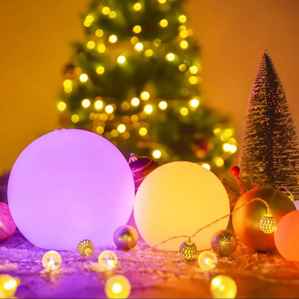 20cm Round Ball Lamp 16 Colors RGB Atmospheric Remote Control LED Night Light Outdoor IP65 Waterproof Swimming Pool Toy Floating
20cm Round Ball Lamp 16 Colors RGB Atmospheric Remote Control LED Night Light Outdoor IP65 Waterproof Swimming Pool Toy Floating