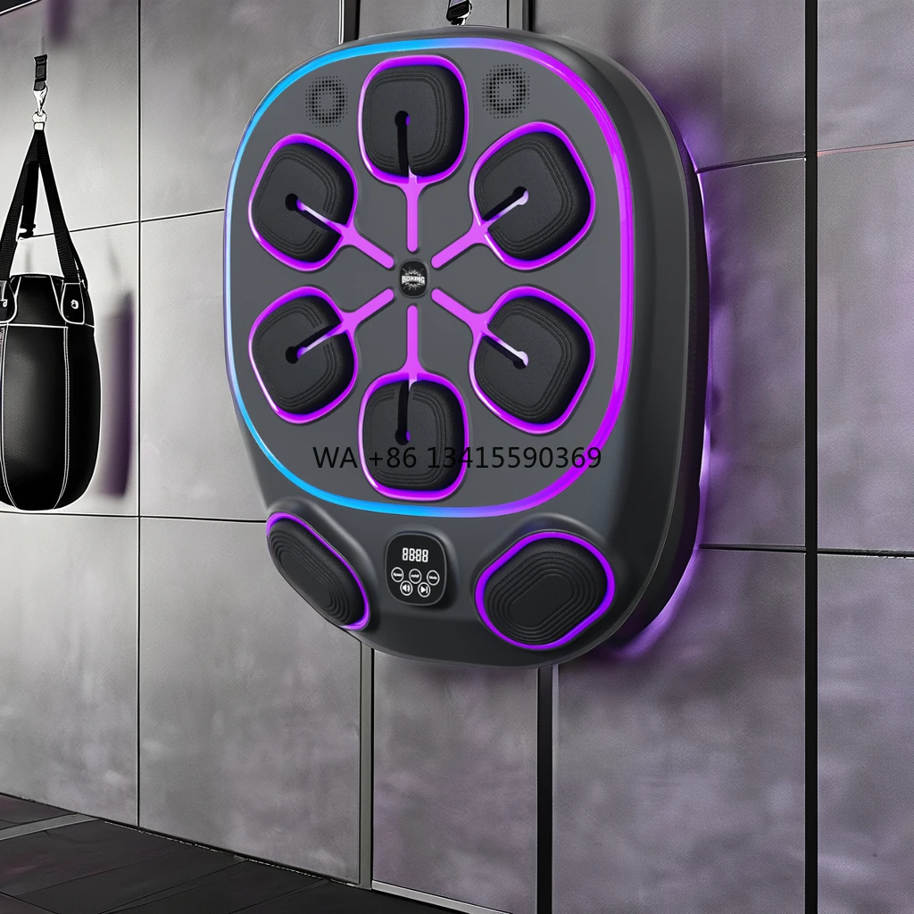 New Arrival Boxing Trainer Wall Mounted Target Smart Boxing Pad Punching Bag for Kids Music Boxing Training Machine
New Arrival Boxing Trainer Wall Mounted Target Smart Boxing Pad Punching Bag for Kids Music Boxing Training Machine