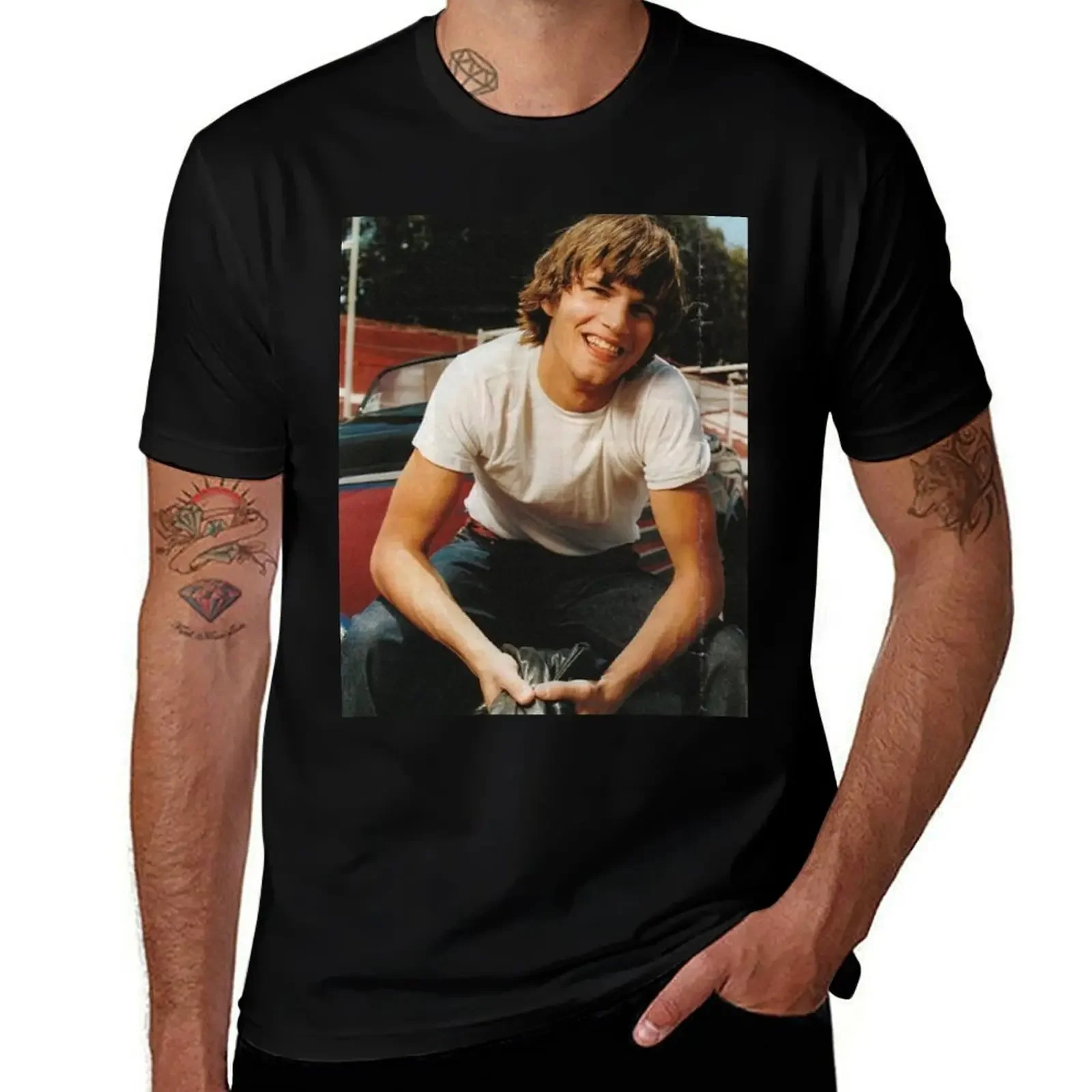 Young Ashton Kutcher T-Shirt hippie clothes funny gifts cute clothes sports fans big and tall t shirts for men
Young Ashton Kutcher T-Shirt hippie clothes funny gifts cute clothes sports fans big and tall t shirts for men
