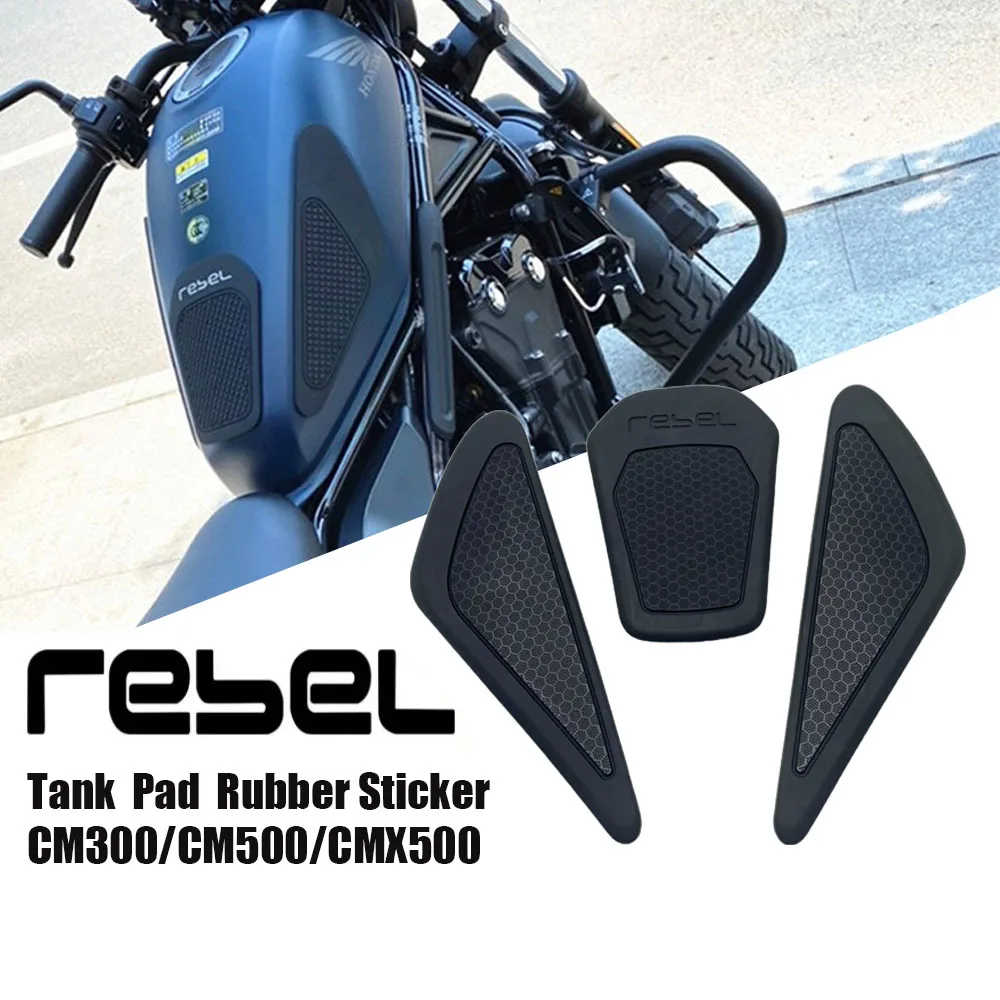 For Honda REBEL500/300 CMX 500/300 Motorcy Tank Rubber Sticker Protector Sheath Knee Tank Pad Grip Decal accesorios para moto
For Honda REBEL500/300 CMX 500/300 Motorcy Tank Rubber Sticker Protector Sheath Knee Tank Pad Grip Decal accesorios para moto