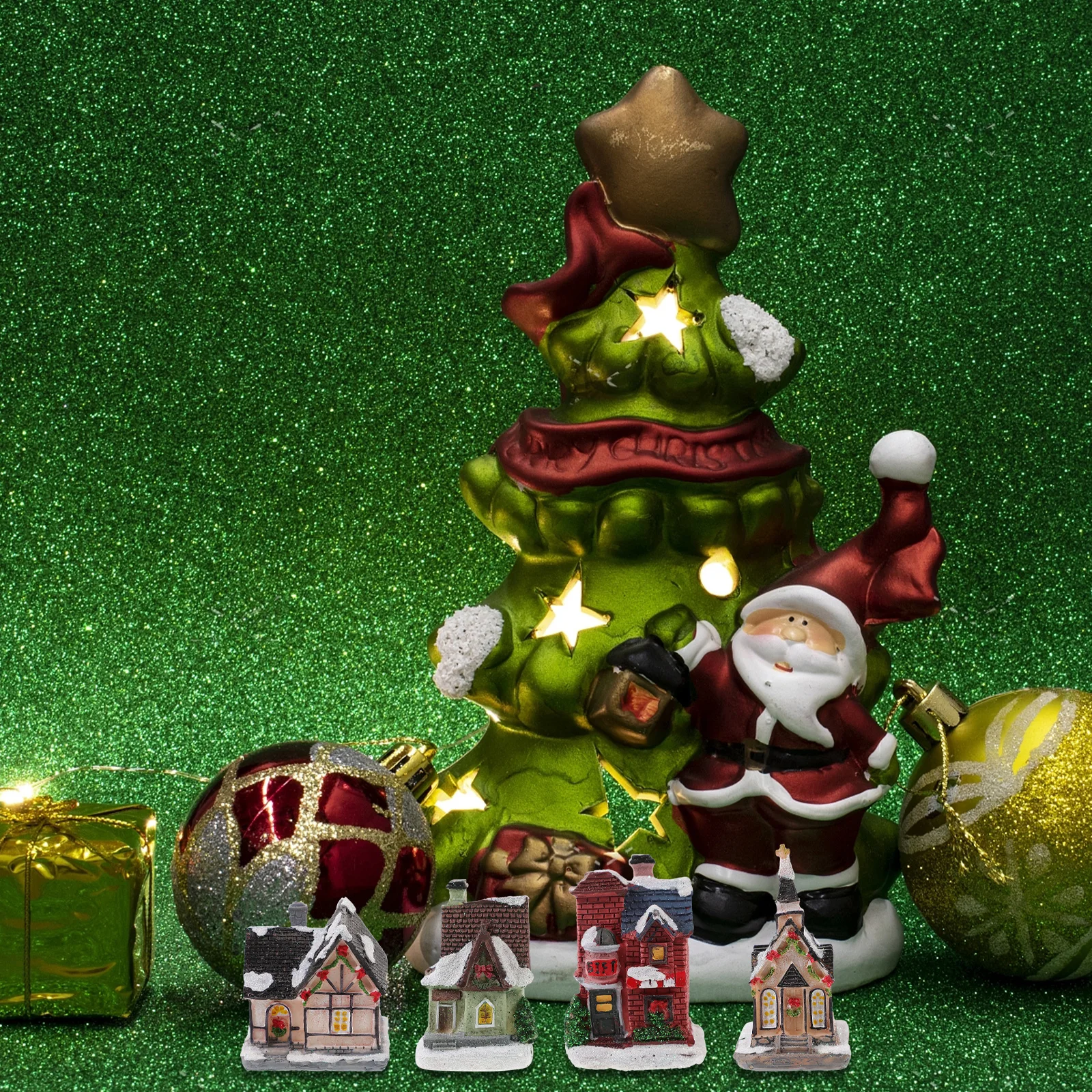 4Pcs Christmas Luminous Small Ornaments Colorful Resin Desktop Xmas Party Decors Luminous Decor Mini Adorn
4Pcs Christmas Luminous Small Ornaments Colorful Resin Desktop Xmas Party Decors Luminous Decor Mini Adorn