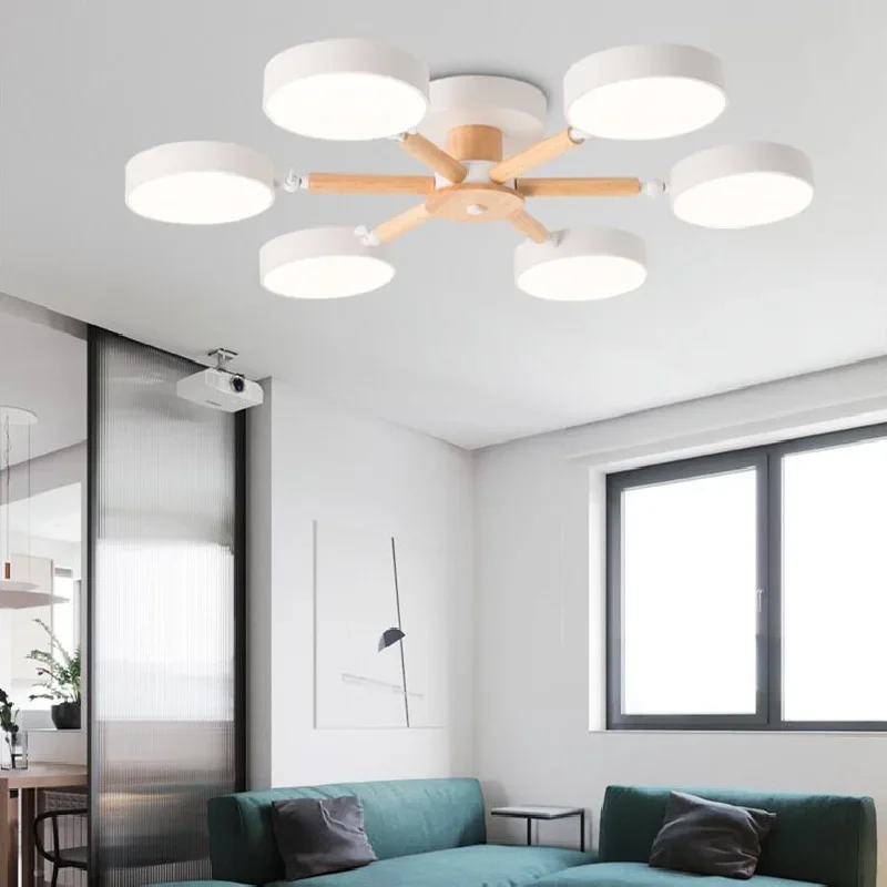 Living Room LED Chandelier Ceiling Lamp 72/36 Watt Option Light Color Changeable Art Wooden Lights
Living Room LED Chandelier Ceiling Lamp 72/36 Watt Option Light Color Changeable Art Wooden Lights