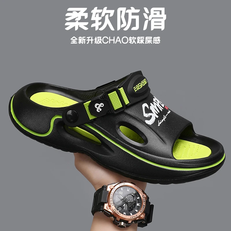 New Arrival Men Casual Slippers Hollow Out Non Slip Platform Slides Lightweight Comfort Home Bathroom Beach Outdoor Men Shoes
New Arrival Men Casual Slippers Hollow Out Non Slip Platform Slides Lightweight Comfort Home Bathroom Beach Outdoor Men Shoes