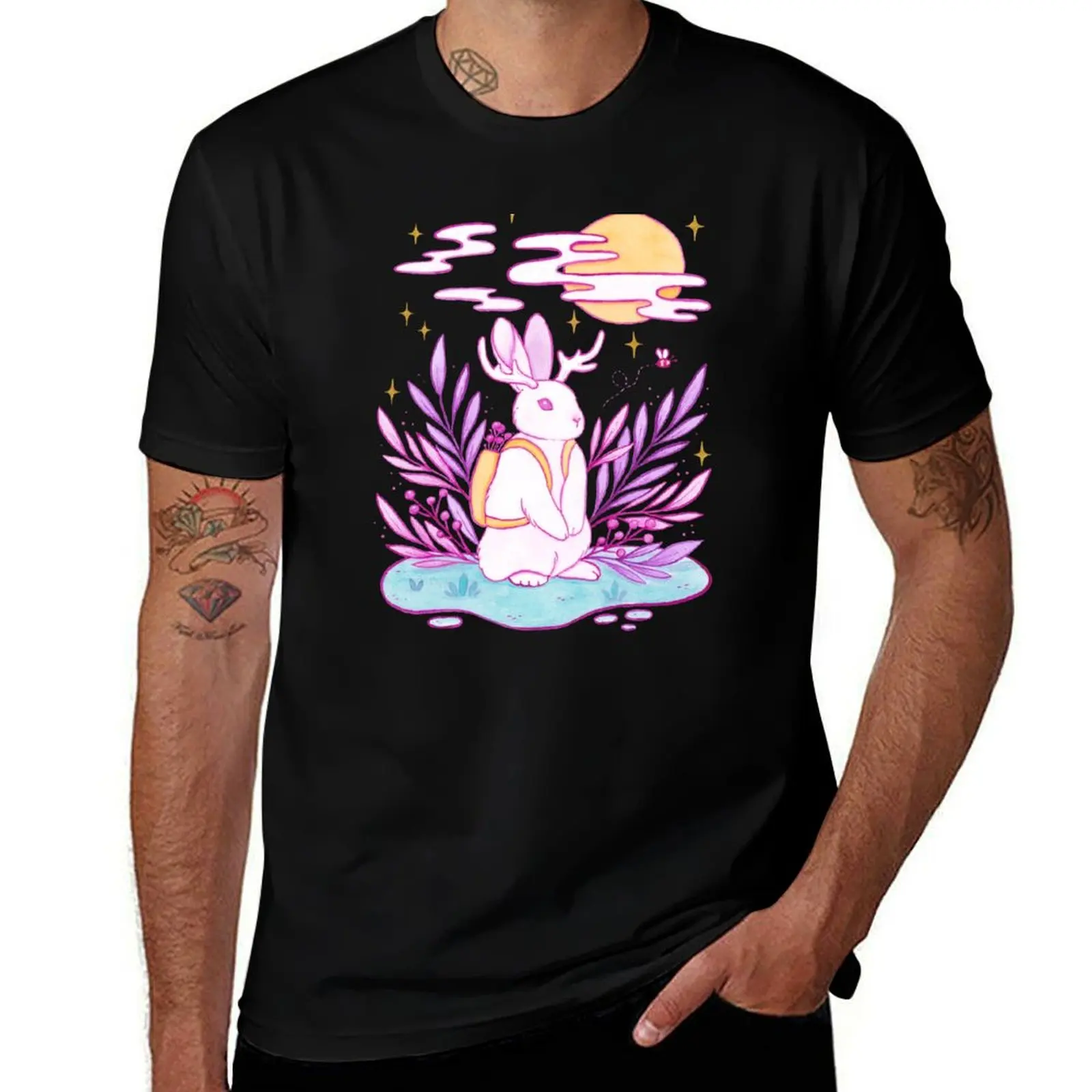 Plant Jackalope // Black | Nikury T-Shirt t shirts for man cotton soft cotton tshirt 100% T-Shirt
Plant Jackalope // Black | Nikury T-Shirt t shirts for man cotton soft cotton tshirt 100% T-Shirt