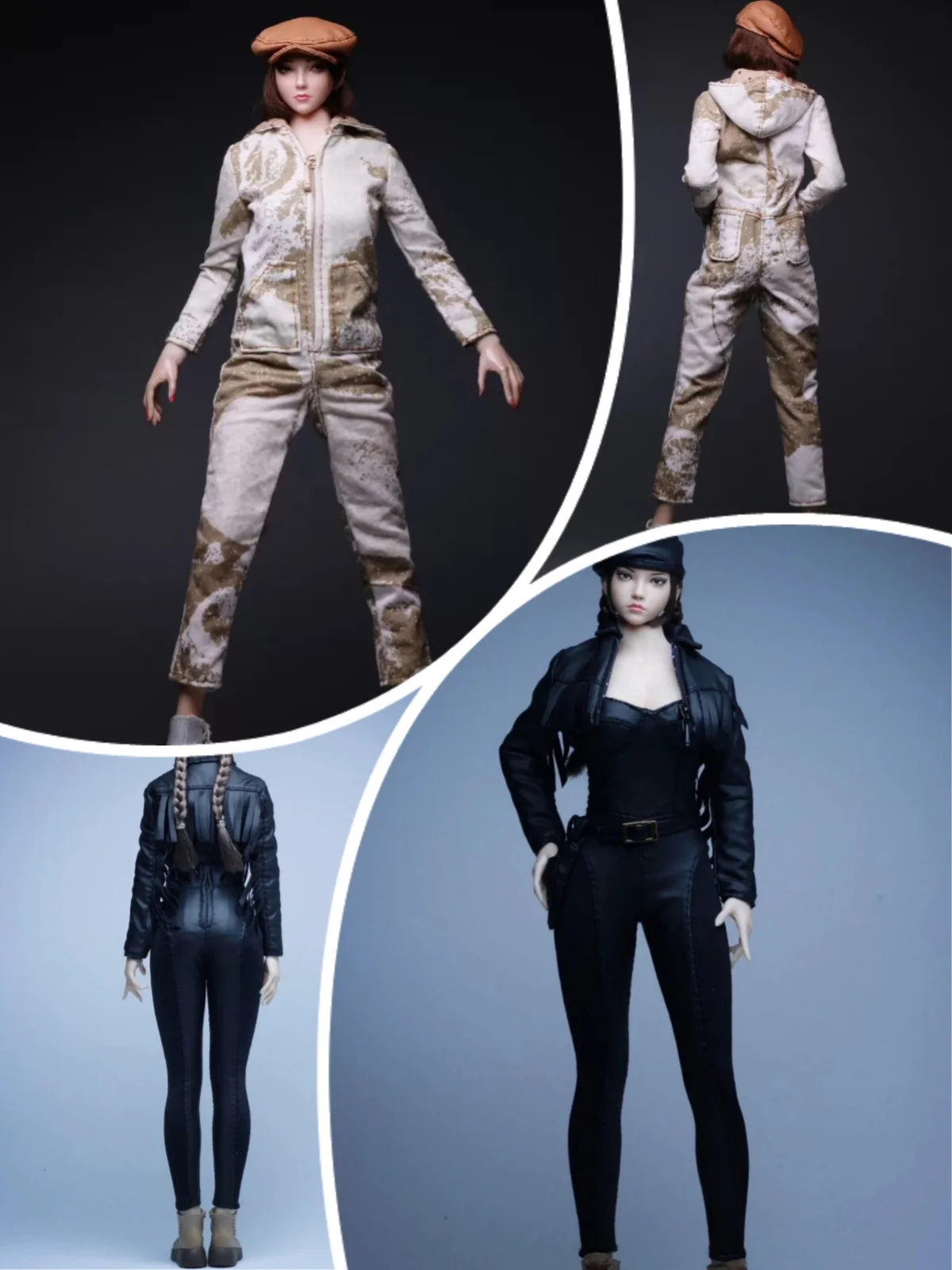 【Only Clothes】1/6 Scale Female Soldier Handmade Accessories Denim Jumpsuit Leather Fringed Jacket Set Fit 12''Action Figure Toys
【Only Clothes】1/6 Scale Female Soldier Handmade Accessories Denim Jumpsuit Leather Fringed Jacket Set Fit 12''Action Figure Toys