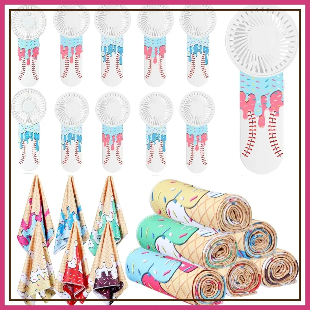 24 Pcs Sport Gifts Set: Cooling Towels & Mini Handheld Fans for Team Party Favors
24 Pcs Sport Gifts Set: Cooling Towels & Mini Handheld Fans for Team Party Favors
