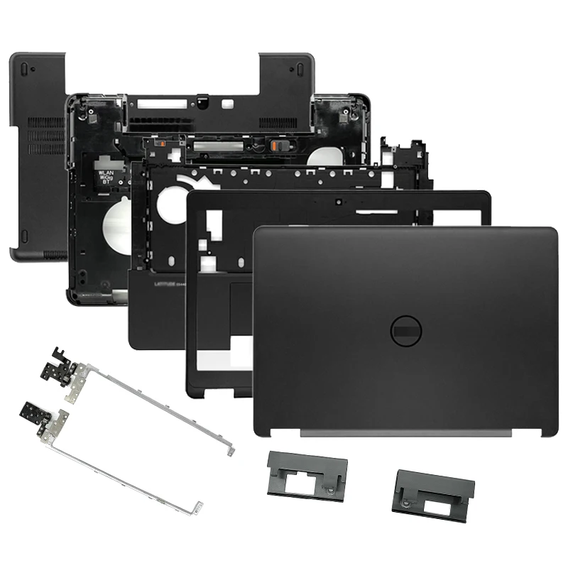 New For Dell Latitude 5440 E5440 LCD Back Cover Front Bezel Palmrest Bottom Case Door Cover Hinges 063J7T 00DFDY Non Touch Black
New For Dell Latitude 5440 E5440 LCD Back Cover Front Bezel Palmrest Bottom Case Door Cover Hinges 063J7T 00DFDY Non Touch Black