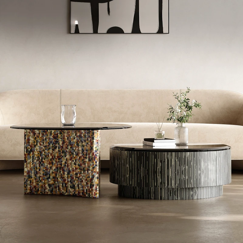 /Стеклянный поднос, журнальный столик, эстетический европейский итальянский роскошный круглый набор, торцевые столики для гостиной, маленькая мебель для дома Salontafel
/Стеклянный поднос, журнальный столик, эстетический европейский итальянский роскошный круглый набор, торцевые столики для гостиной, маленькая мебель для дома Salontafel
