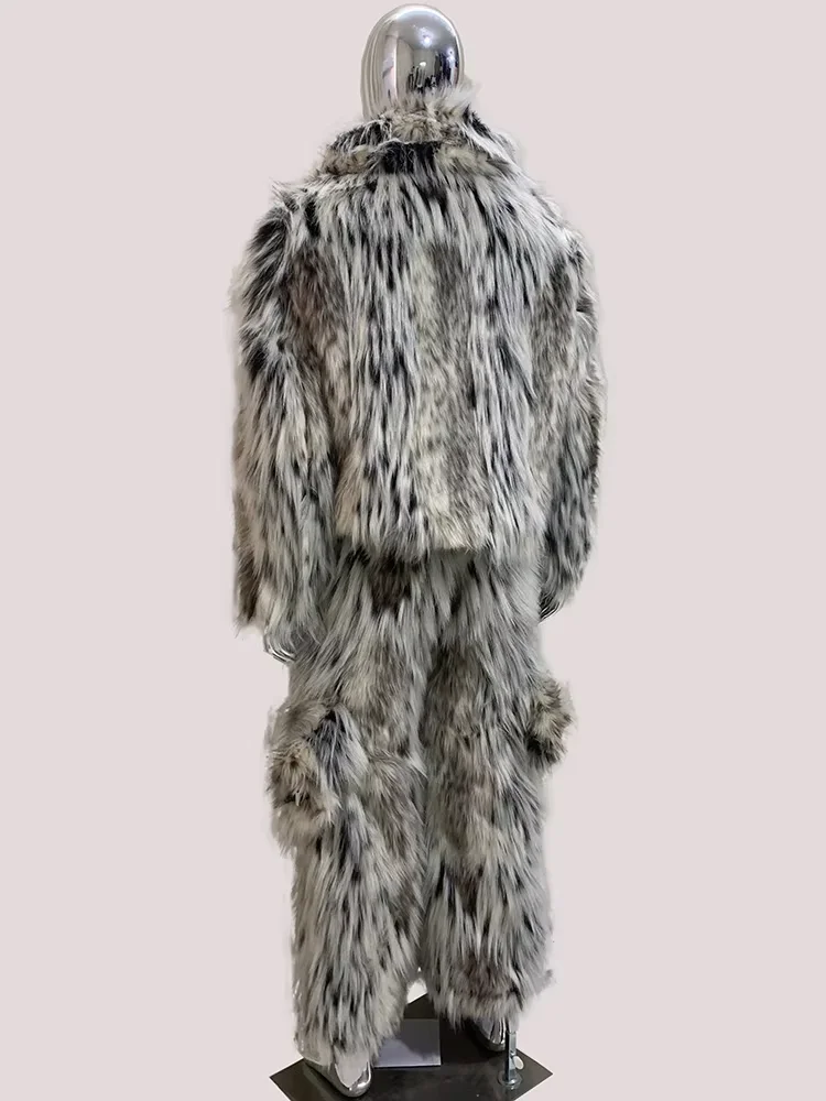 Lautaro Autumn Winter Short Colorful Multicolored Thick Warm Hairy Faux Fox Fur Coat Men Luxury Designer Clothes Fluffy Jacket
Lautaro Autumn Winter Short Colorful Multicolored Thick Warm Hairy Faux Fox Fur Coat Men Luxury Designer Clothes Fluffy Jacket