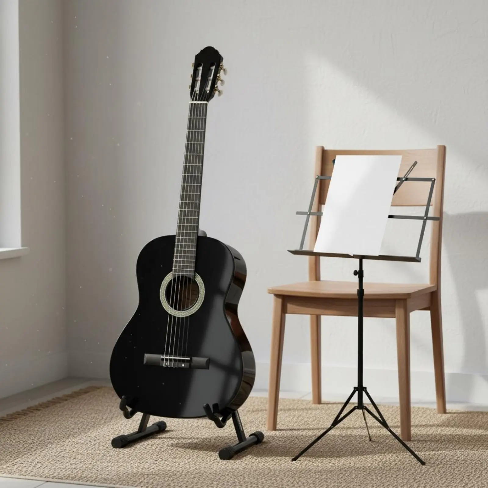 39 Inch Classical Guitar Gig Bag Included Round Corner Classical Guitar Musical Instrument Portable Professional Grade Materials
39 Inch Classical Guitar Gig Bag Included Round Corner Classical Guitar Musical Instrument Portable Professional Grade Materials
