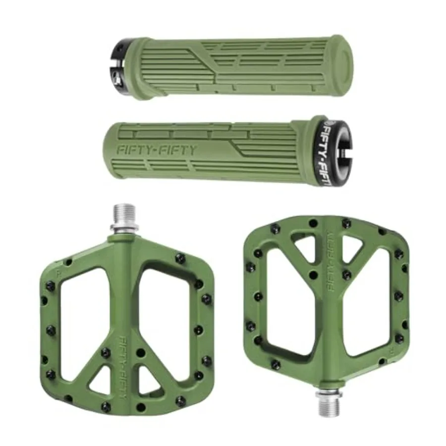 Mountain Bike Grips Single Lock-on MTB Handlerbar Grips Mountain Bike Pedals Non-Slip MTB Nylon Composite 9/16" Bicycle Pedals
Mountain Bike Grips Single Lock-on MTB Handlerbar Grips Mountain Bike Pedals Non-Slip MTB Nylon Composite 9/16" Bicycle Pedals