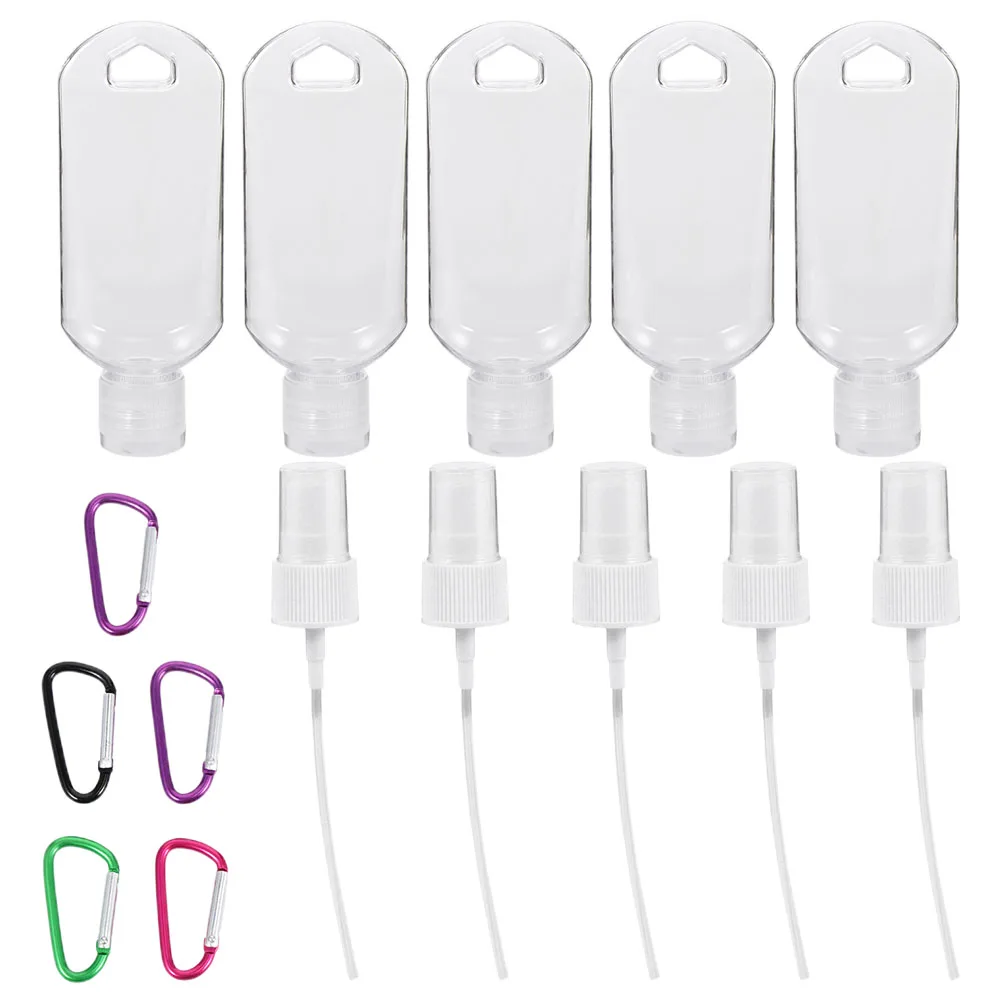 Disinfectant Refillable Bottles 5 Sets Hooks for Lotion Travel Plastic Hand Containers Portable Squeeze Spray No Leakage Easy
Disinfectant Refillable Bottles 5 Sets Hooks for Lotion Travel Plastic Hand Containers Portable Squeeze Spray No Leakage Easy