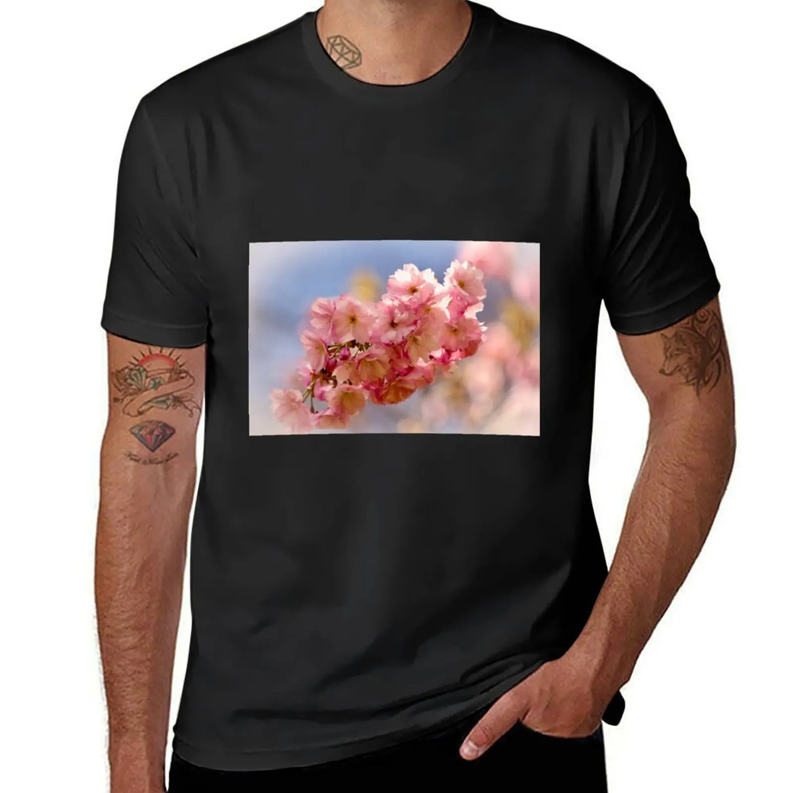 Digital photograph of sunlit spring Cherry Blossom T-Shirt cute tops korean fashion oversized men workout shirt
Digital photograph of sunlit spring Cherry Blossom T-Shirt cute tops korean fashion oversized men workout shirt