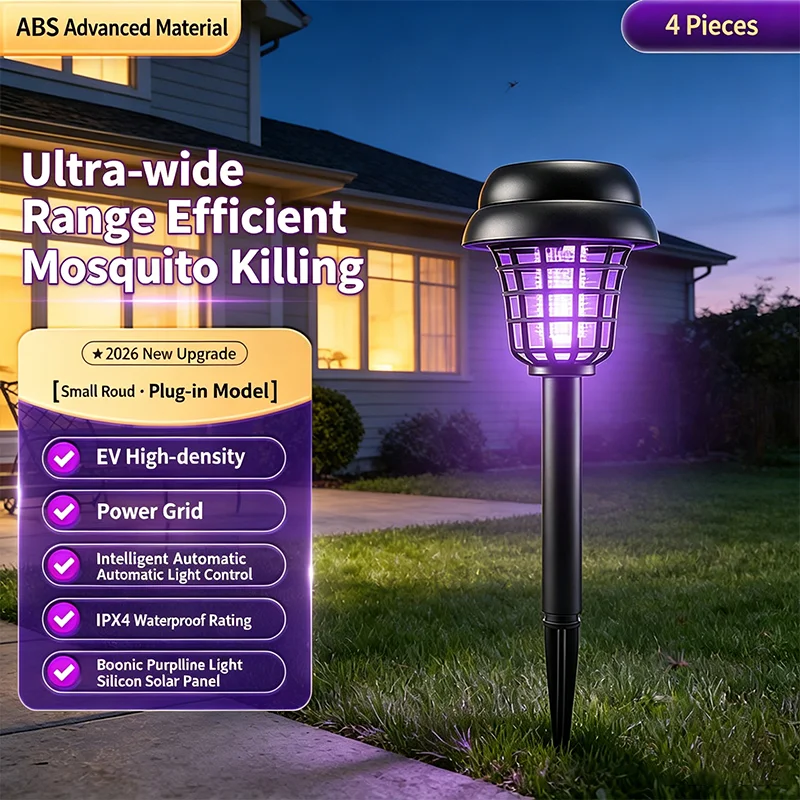 4PCS-Solar powered mosquito killer lamp, household mosquito repellent lamp, mosquito trap, hand withdrawal
4PCS-Solar powered mosquito killer lamp, household mosquito repellent lamp, mosquito trap, hand withdrawal