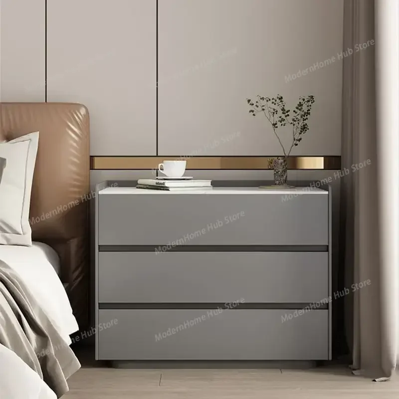 Solid wood three-layer bedside table, bedroom household multi-functional drawer storage cabinet
Solid wood three-layer bedside table, bedroom household multi-functional drawer storage cabinet