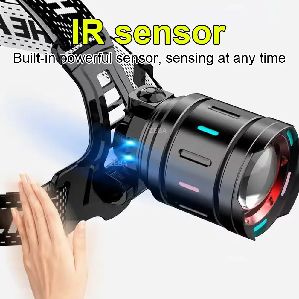 2026 Super Bright Rechargeable Head Flashlight Powerful LED Headlamp 3*18650 Zoomable Head Torch Fishing Hunting Headlight
2026 Super Bright Rechargeable Head Flashlight Powerful LED Headlamp 3*18650 Zoomable Head Torch Fishing Hunting Headlight