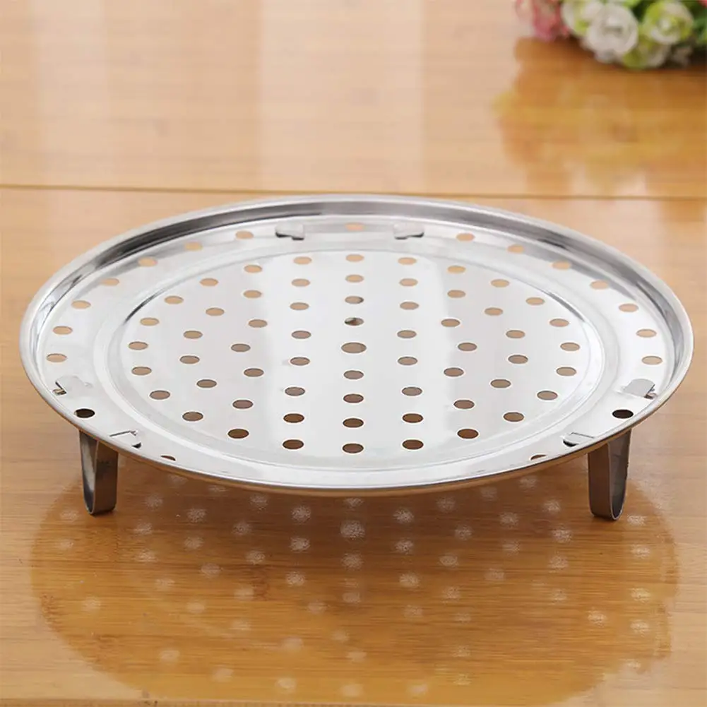 Multifunctional Stainless Steel Kitchen Three-legged Steaming Steamer Rack for Steamed Bun 20# Diameter 19.5cm
Multifunctional Stainless Steel Kitchen Three-legged Steaming Steamer Rack for Steamed Bun 20# Diameter 19.5cm