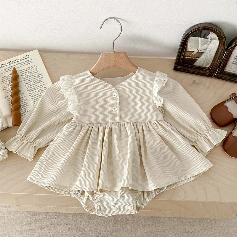 2024 New Spring Infant Baby Girl Bodysuits Long Sleeved Cotton Solid Color Newborn Baby Girl Jumpsuit 0-24M Baby Girl Clothing
2024 New Spring Infant Baby Girl Bodysuits Long Sleeved Cotton Solid Color Newborn Baby Girl Jumpsuit 0-24M Baby Girl Clothing