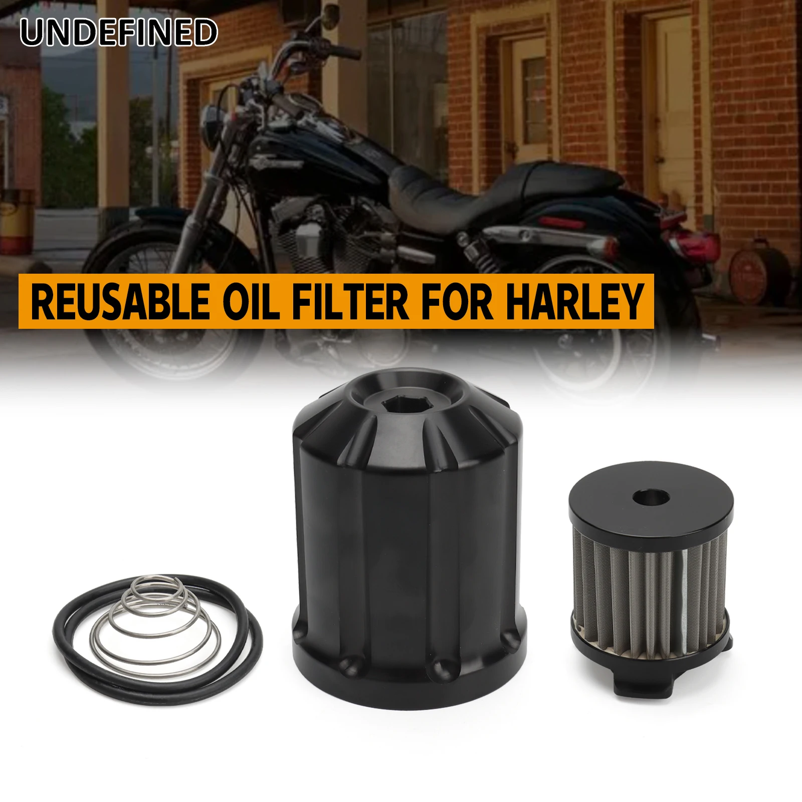 Motorcycle Reusable Oil Filter Kit Black For Harley Dyna Softail Touring Twin Cam 0-16 Sportster 21-24 Iron 883 Forty-Eight
Motorcycle Reusable Oil Filter Kit Black For Harley Dyna Softail Touring Twin Cam 0-16 Sportster 21-24 Iron 883 Forty-Eight