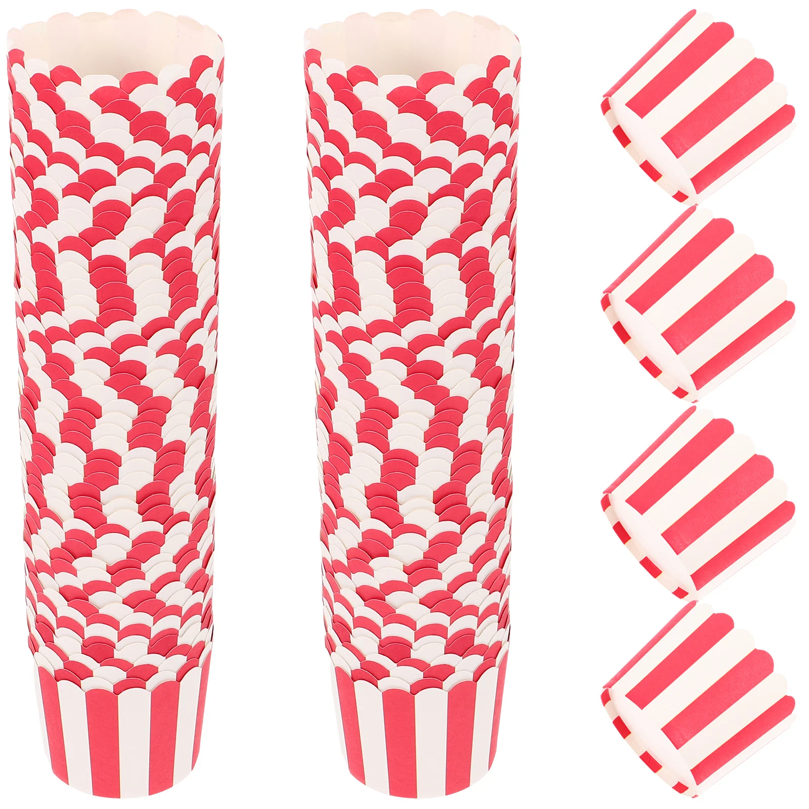 100 Pcs Muffin Cups Baking Supplies Heat Resistant Paper Liners Red White Cupcake Cups Striped For Desserts Cake
100 Pcs Muffin Cups Baking Supplies Heat Resistant Paper Liners Red White Cupcake Cups Striped For Desserts Cake