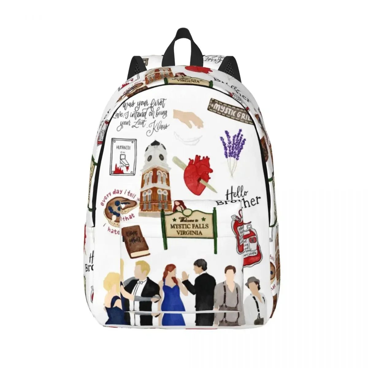 The Vampire Diaries Cartoon Backpack for Men Women Teenage High School Business Daypack TV Series Laptop Canvas Bags with Pocket
The Vampire Diaries Cartoon Backpack for Men Women Teenage High School Business Daypack TV Series Laptop Canvas Bags with Pocket