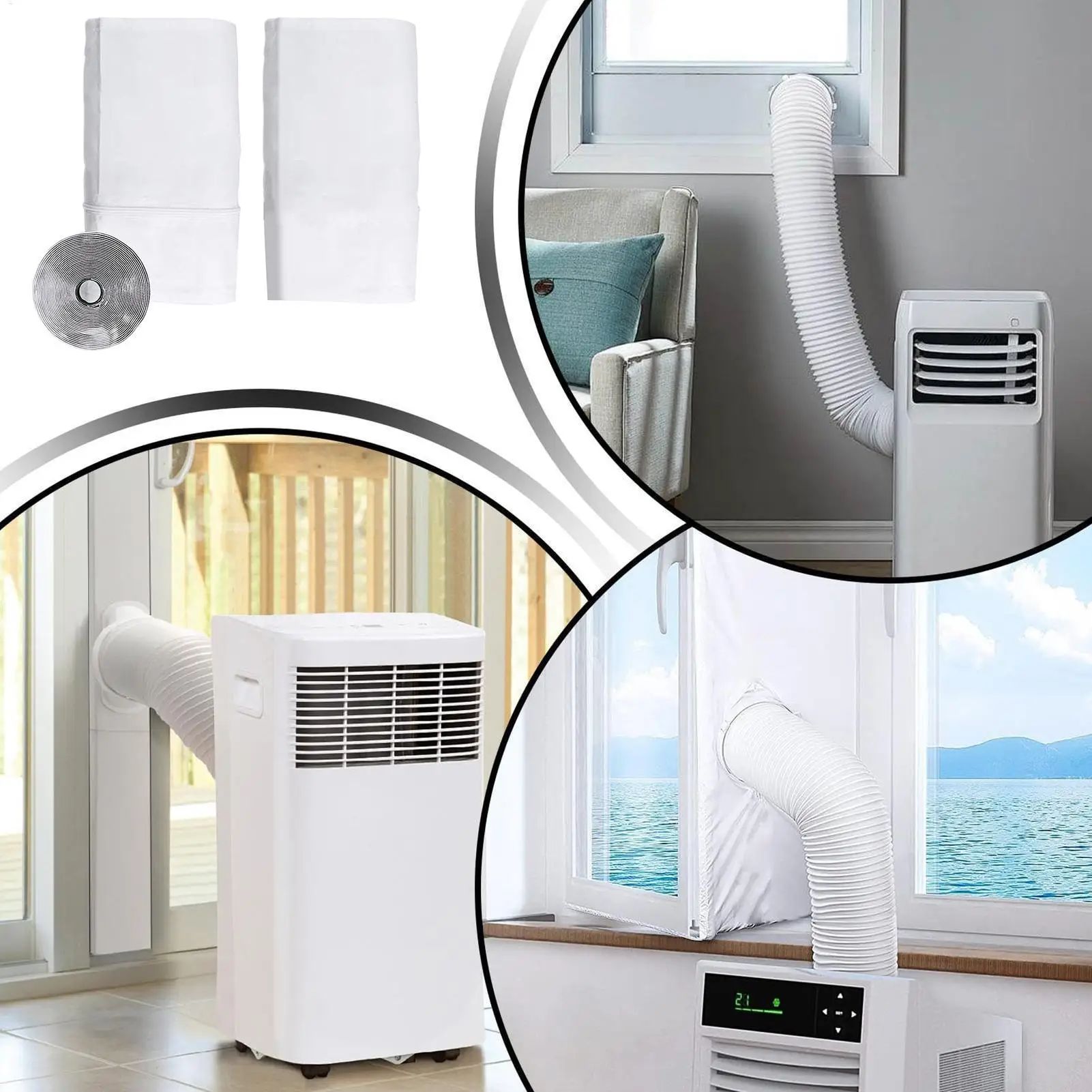 Portable AC Unit Window Kit Mobile AC Insulation Set Air Conditioner Vent Insulation Kit For Home Living Room Bedroom Apartment
Portable AC Unit Window Kit Mobile AC Insulation Set Air Conditioner Vent Insulation Kit For Home Living Room Bedroom Apartment