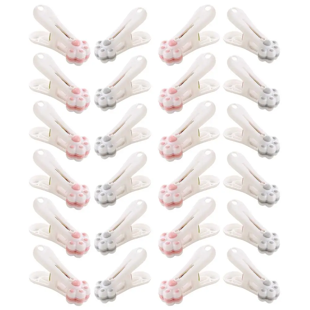 24 Pcs Windproof Drying Clips Heavy Duty Clothespins Smooth Edge No Slip Design Quilt Fixation Clips Laundry Towel Holders
24 Pcs Windproof Drying Clips Heavy Duty Clothespins Smooth Edge No Slip Design Quilt Fixation Clips Laundry Towel Holders