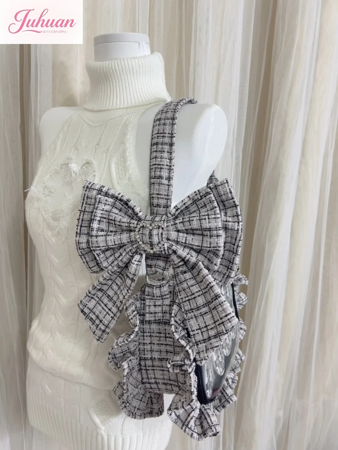 Japanese Mining Series Mass-produced Lolita Rhinestone Ruffled Shoulder Bag Girl Sweet Cute Bow Large Appetite Bar Ltabag Woman
Japanese Mining Series Mass-produced Lolita Rhinestone Ruffled Shoulder Bag Girl Sweet Cute Bow Large Appetite Bar Ltabag Woman