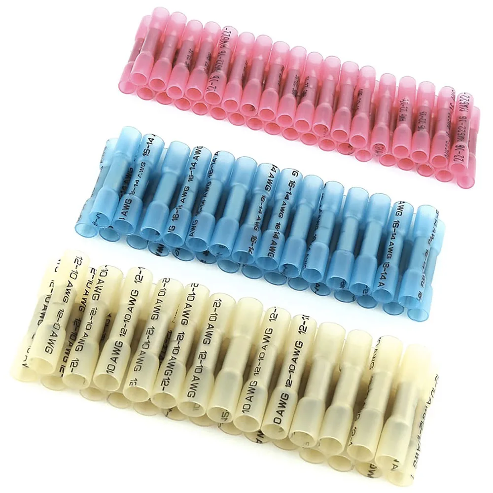 300Pcs 300AWG Heat Shrinkable Middle Connection Terminal, Combination Heat Shrinkable Butt Connector, Electrical Terminal
300Pcs 300AWG Heat Shrinkable Middle Connection Terminal, Combination Heat Shrinkable Butt Connector, Electrical Terminal