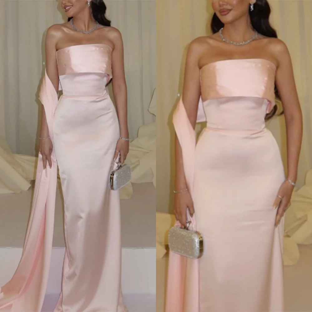 Customized Pink Strapless Sleeveless Платье Корейский Стиль Vestido De Festa De Casamento Robe Pour Mariage Invité فساتين حفلات
Customized Pink Strapless Sleeveless Платье Корейский Стиль Vestido De Festa De Casamento Robe Pour Mariage Invité فساتين حفلات