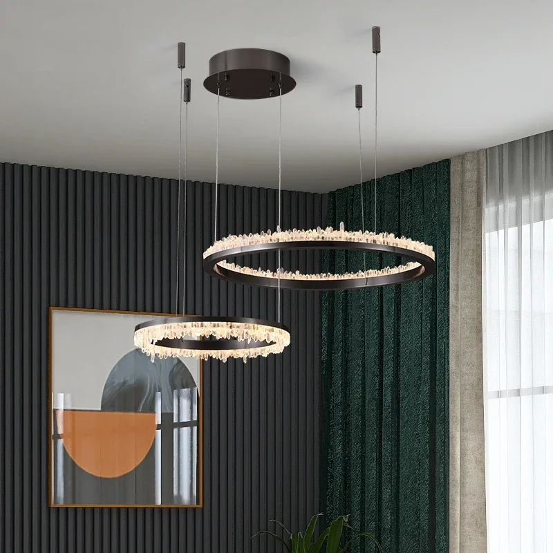 Modern Nordic Minimalist Creative Design Style Natural Crystal Chandelier Living Room High-end Restaurant Bedroom Study
Modern Nordic Minimalist Creative Design Style Natural Crystal Chandelier Living Room High-end Restaurant Bedroom Study