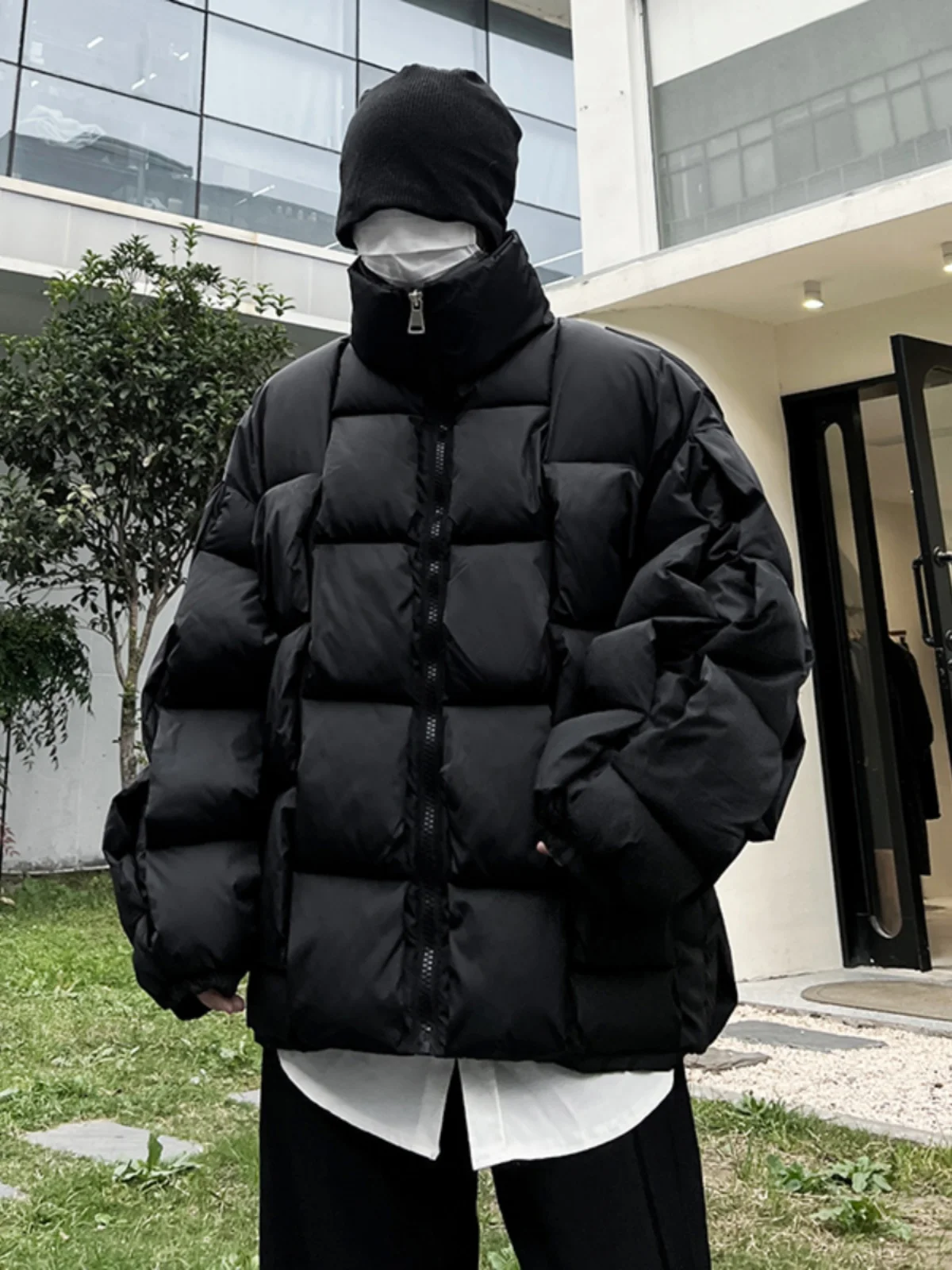Winter Thiened Men's down Cotton Jaet Bread Sle Warmth Faion Brand Street Sle Korean High-End Feathers Cotton Coat
Winter Thiened Men's down Cotton Jaet Bread Sle Warmth Faion Brand Street Sle Korean High-End Feathers Cotton Coat