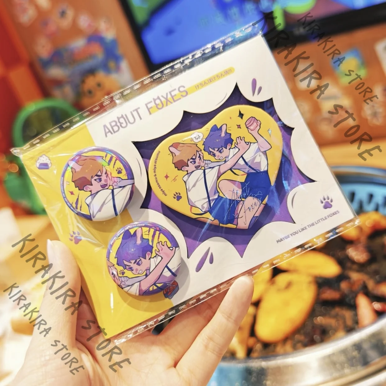Haikyuu!! Kei Miya Atsumu Osamu Heart Emblem Mascot Badge Breastpin Cosplay Irregular-shaped Transparent Card Acrylic Pendant
Haikyuu!! Kei Miya Atsumu Osamu Heart Emblem Mascot Badge Breastpin Cosplay Irregular-shaped Transparent Card Acrylic Pendant