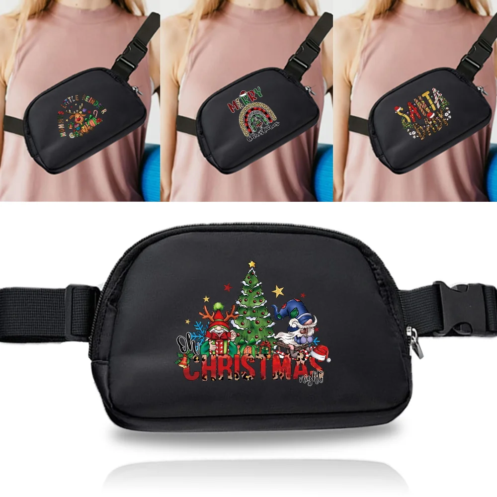 New Waist Bag Waterproof Belt Bags Cross Bag Outdoor Sports Organizers Bags Korean-style Fanny Pouch Christmas Printing Series
New Waist Bag Waterproof Belt Bags Cross Bag Outdoor Sports Organizers Bags Korean-style Fanny Pouch Christmas Printing Series