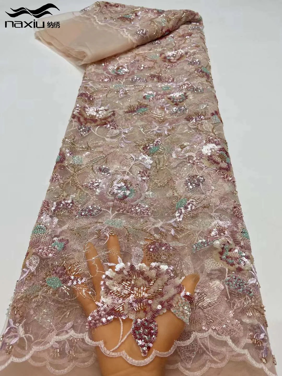 Madison French High Quality 2024 Net Lace Sequins Groom African Nigerian Embroidered Lace Fabrics Beaded Lace for Party Dress
Madison French High Quality 2024 Net Lace Sequins Groom African Nigerian Embroidered Lace Fabrics Beaded Lace for Party Dress